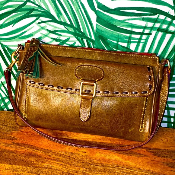 Dooney & Bourke Leather Florentine Pocket Clutch